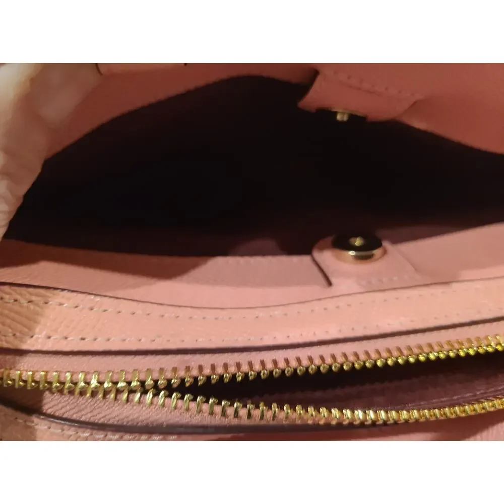 NWOT Coach Mini Lillie Carryall Petal Pink Gold Tone Hardware Crossbody Satchel - Picture 7 of 8